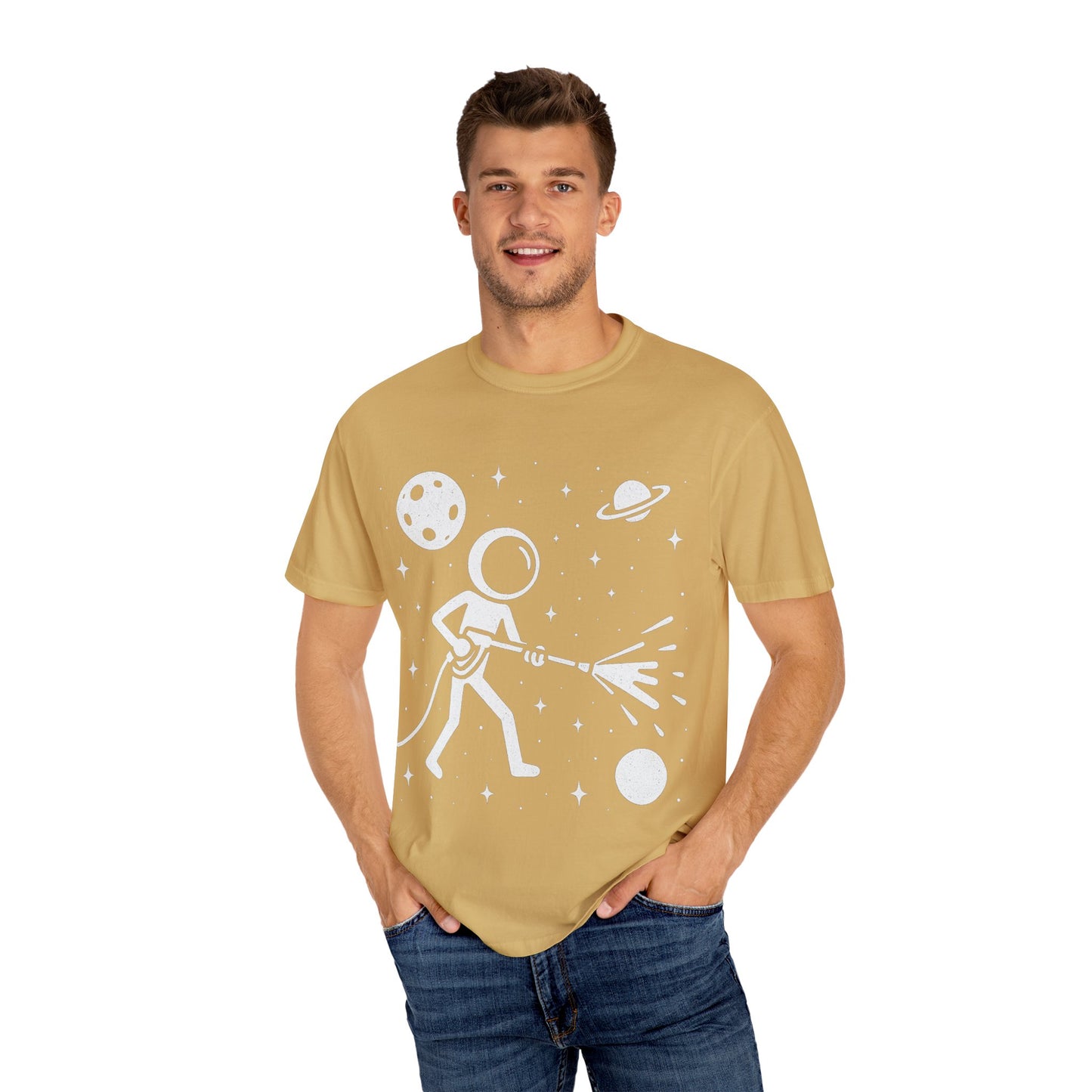 Pressure Washing in Space Graphic Tee – Perfect for Power Wash Owners