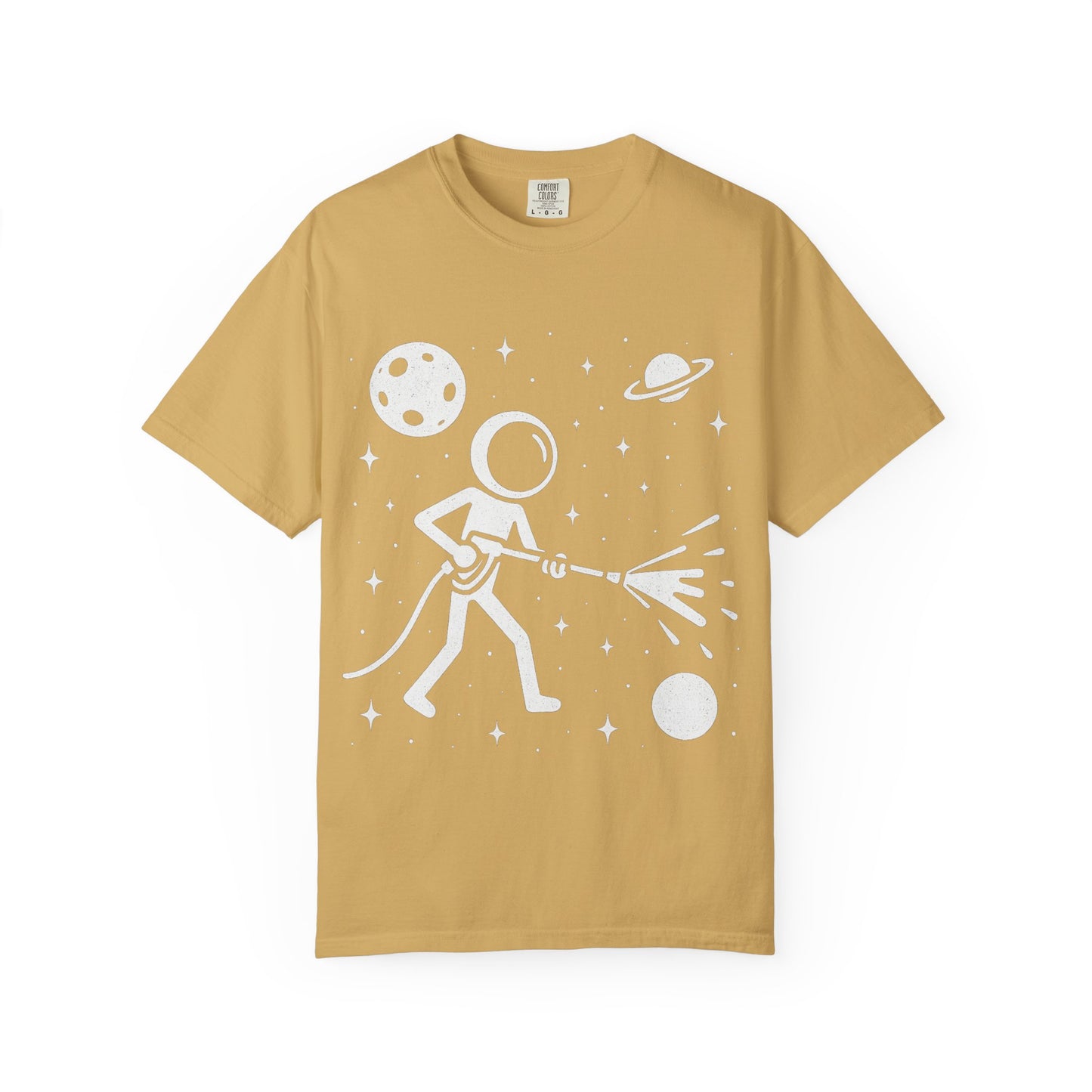 Pressure Washing in Space Graphic Tee – Perfect for Power Wash Owners