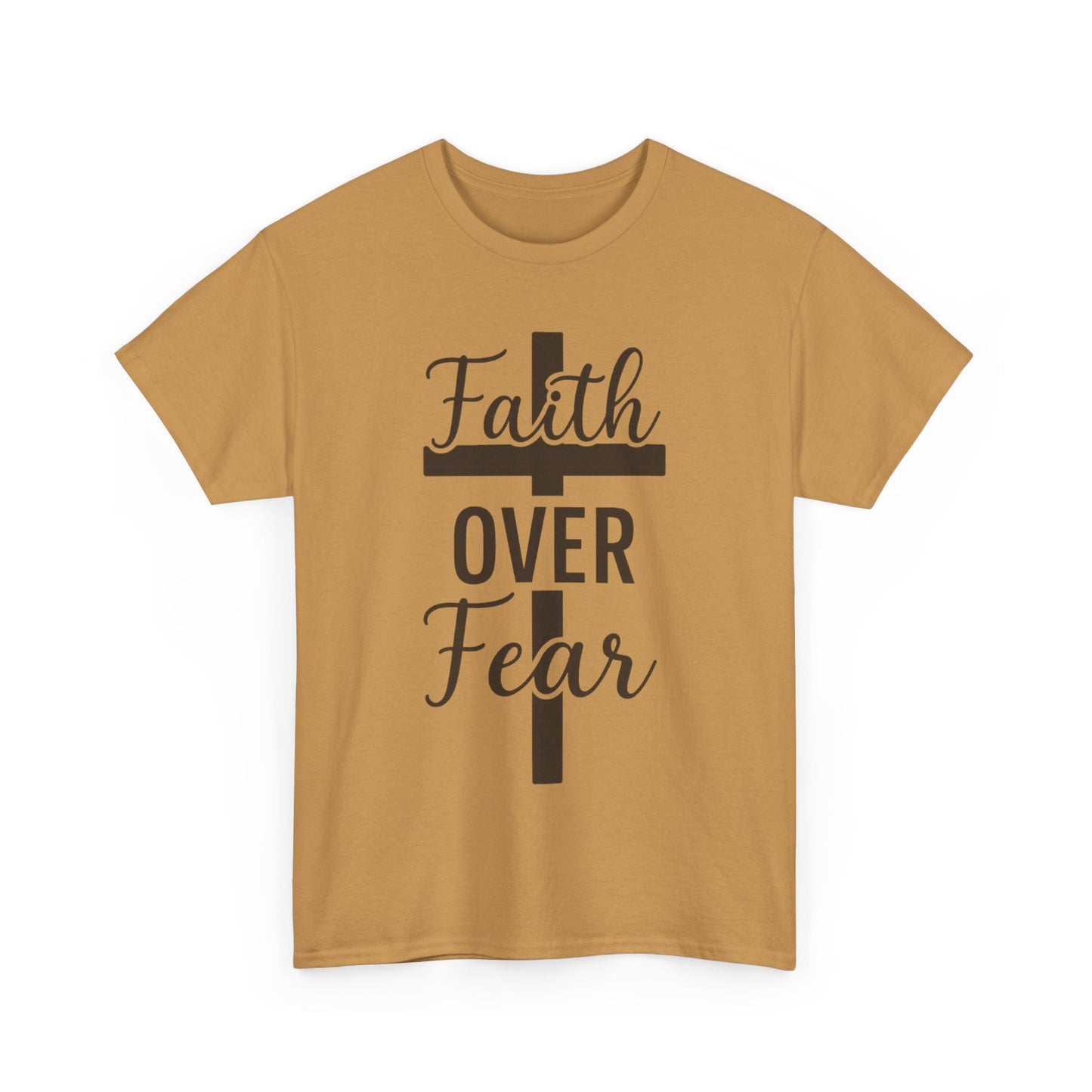 Striped Cross Faith T-Shirt Christian inspirational Tee