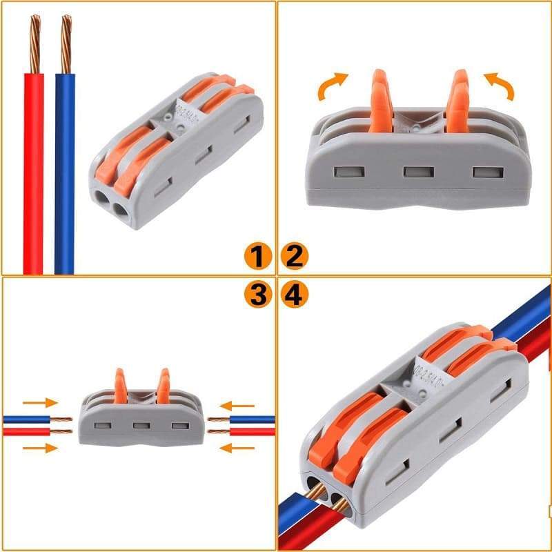 Quick connect terminal electrical connector