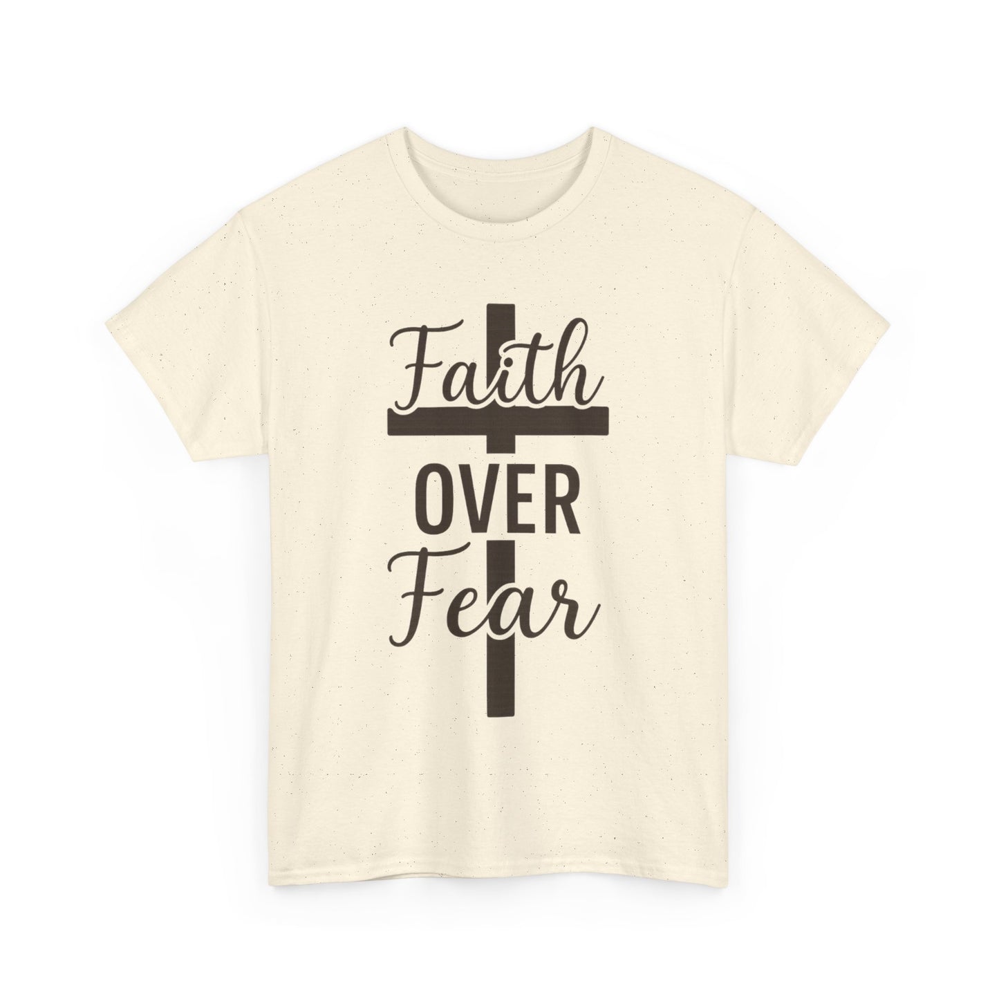 Striped Cross Faith T-Shirt Christian inspirational Tee
