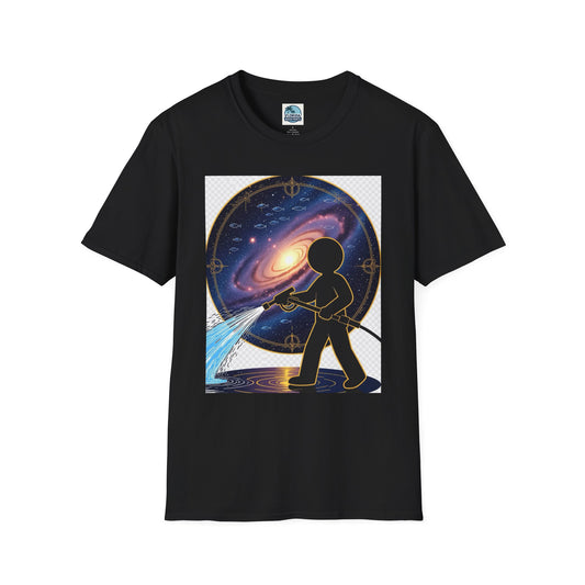 Cosmic Dreamer T-Shirt - Unisex Softstyle Tee, Graphic Tee, Space Lover Gift, Geeky Fashion, Casual Everyday Wear