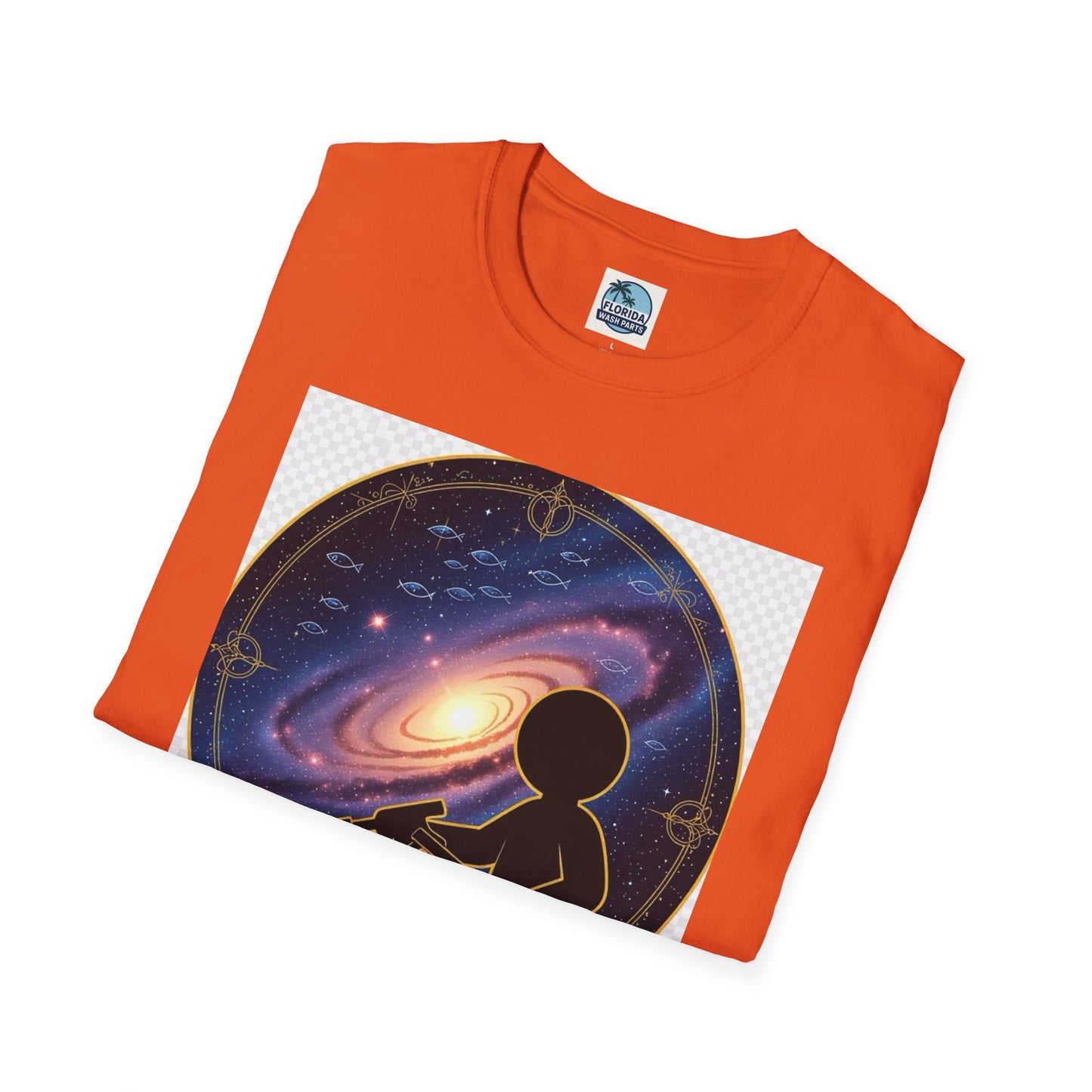 Cosmic Dreamer T-Shirt - Unisex Softstyle Tee, Graphic Tee, Space Lover Gift, Geeky Fashion, Casual Everyday Wear