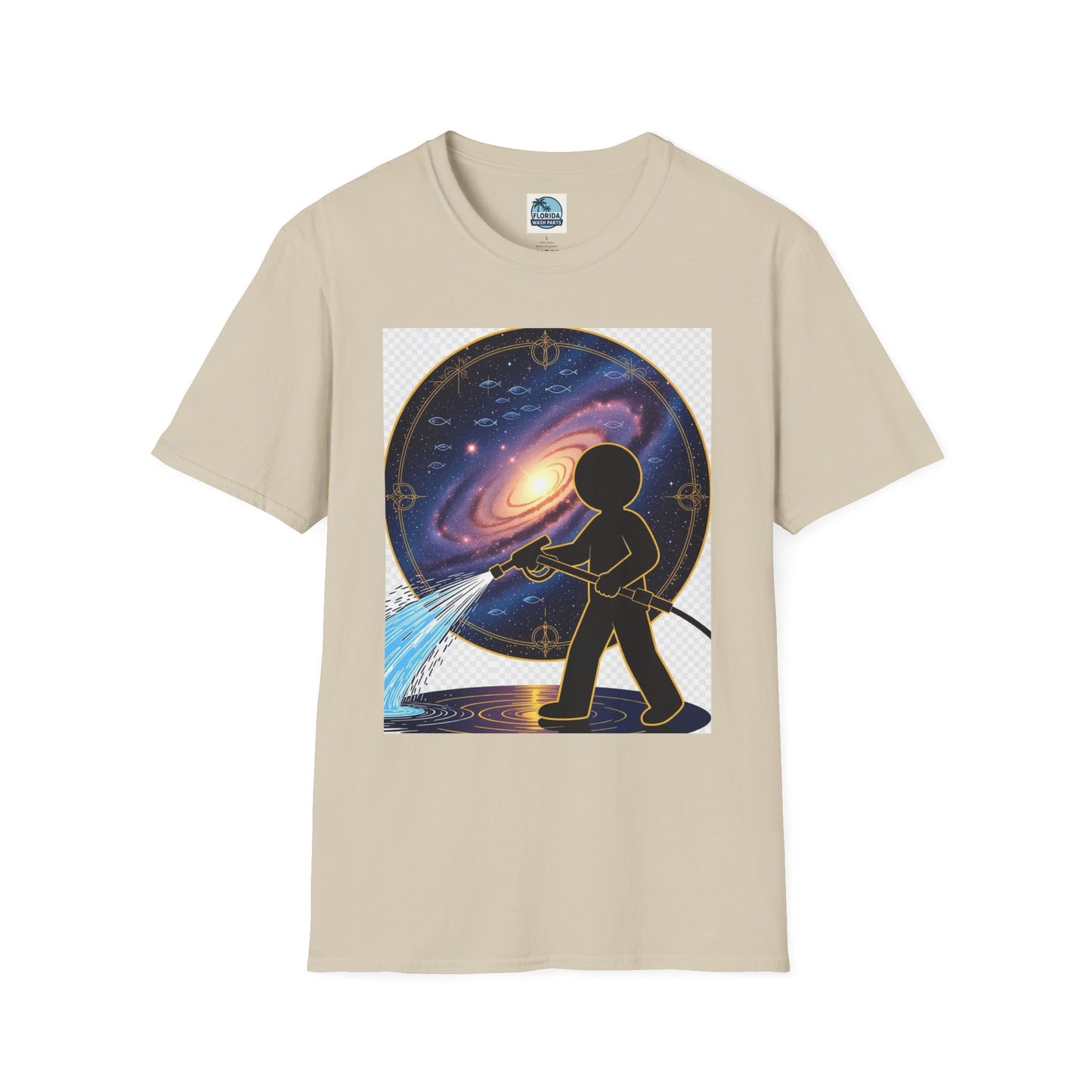 Cosmic Dreamer T-Shirt - Unisex Softstyle Tee, Graphic Tee, Space Lover Gift, Geeky Fashion, Casual Everyday Wear