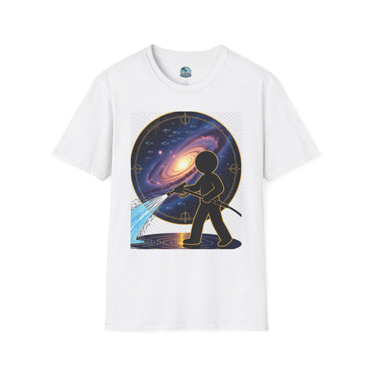 Cosmic Dreamer T-Shirt - Unisex Softstyle Tee, Graphic Tee, Space Lover Gift, Geeky Fashion, Casual Everyday Wear