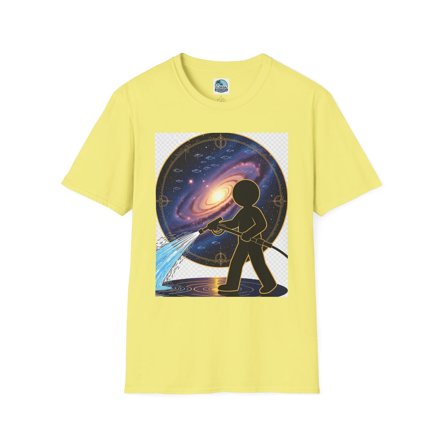 Cosmic Dreamer T-Shirt - Unisex Softstyle Tee, Graphic Tee, Space Lover Gift, Geeky Fashion, Casual Everyday Wear
