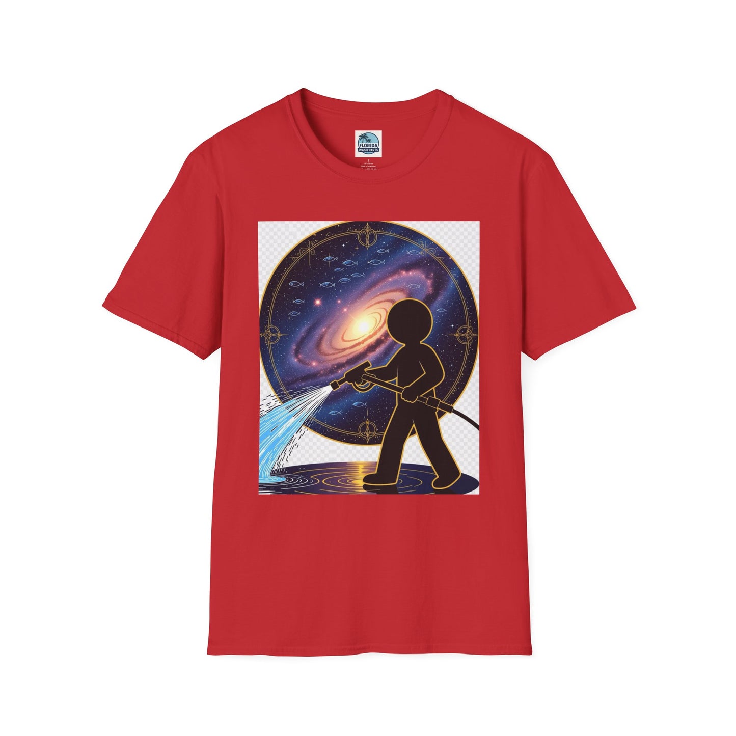 Cosmic Dreamer T-Shirt - Unisex Softstyle Tee, Graphic Tee, Space Lover Gift, Geeky Fashion, Casual Everyday Wear