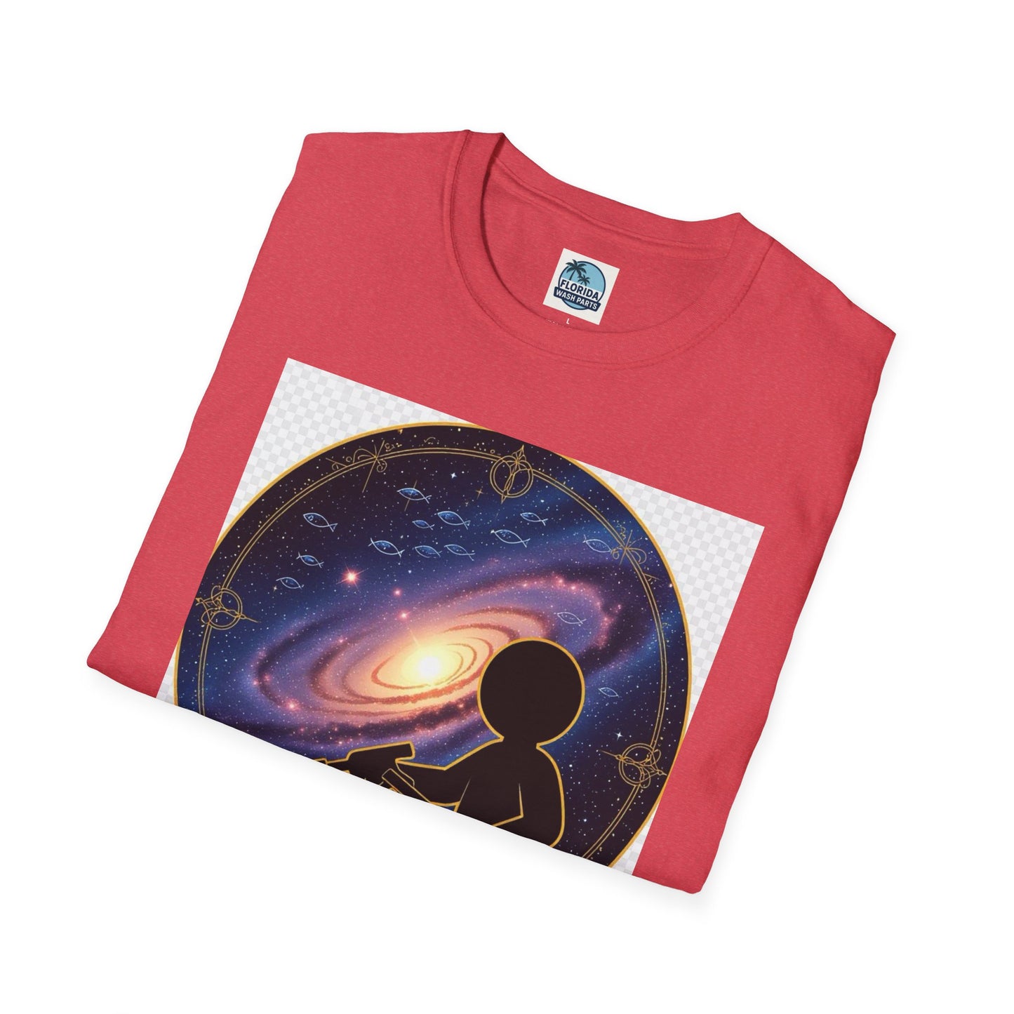 Cosmic Dreamer T-Shirt - Unisex Softstyle Tee, Graphic Tee, Space Lover Gift, Geeky Fashion, Casual Everyday Wear